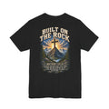 Built on the Rock Tee — Matthew 7:24–25