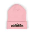 Built on the Rock — Mountain Cross Embroidered Cuffed Beanie