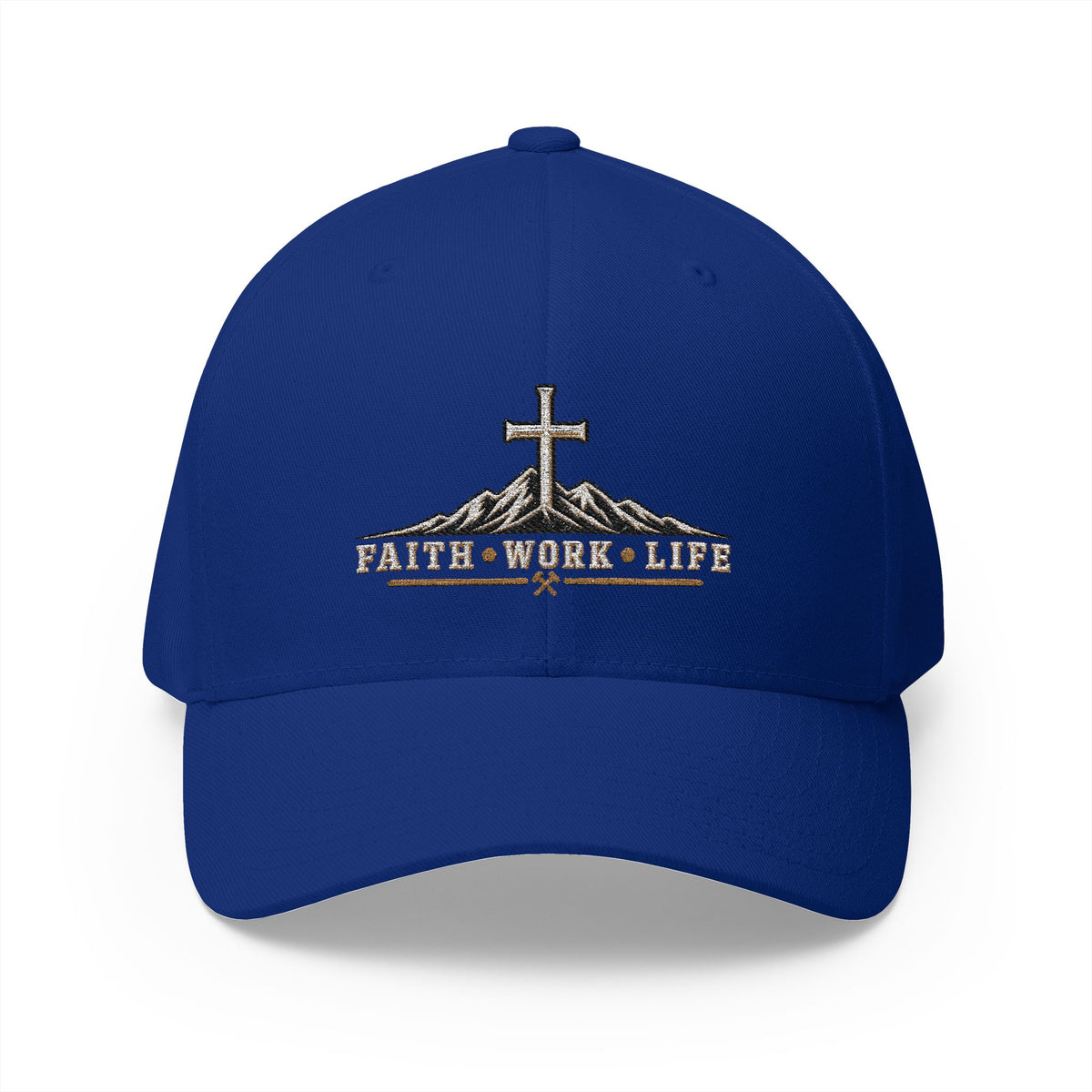 Faith • Work • Life Flexfit Hat — Built on the Rock
