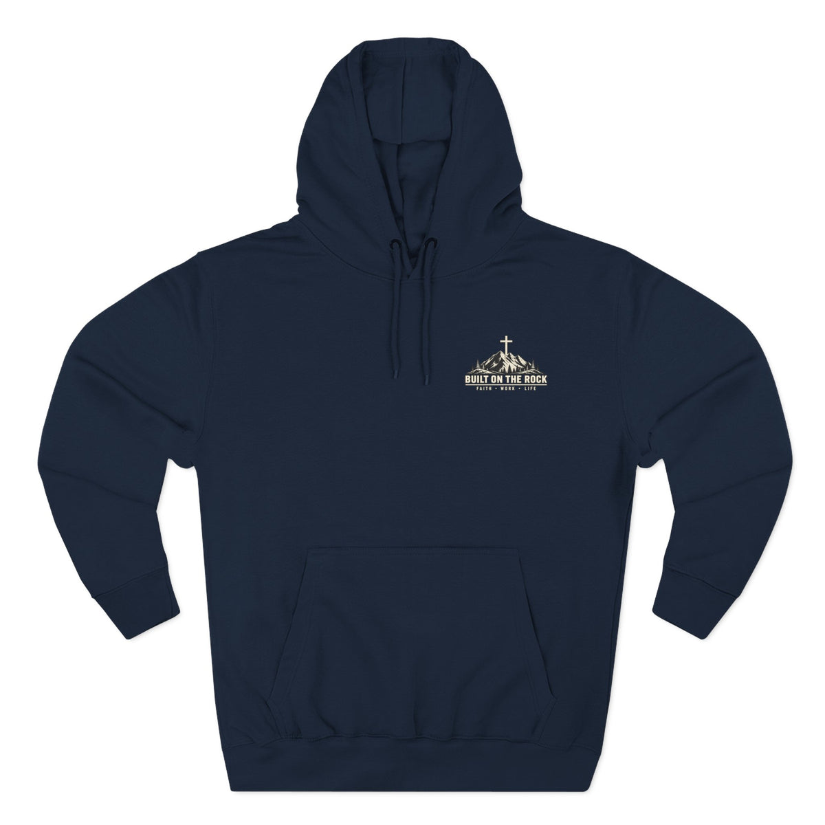 Built on the Rock Hoodie — Matthew 7:24–25