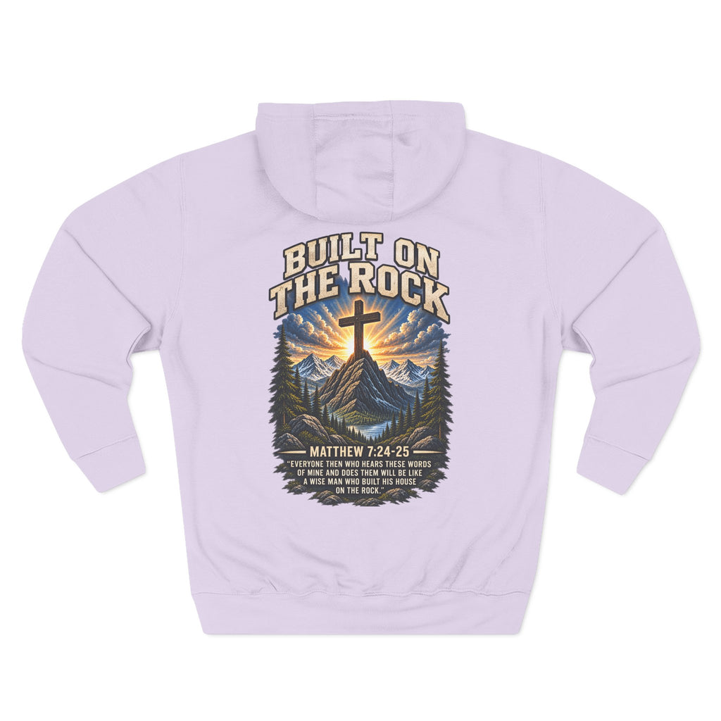 Built on the Rock Hoodie — Matthew 7:24–25