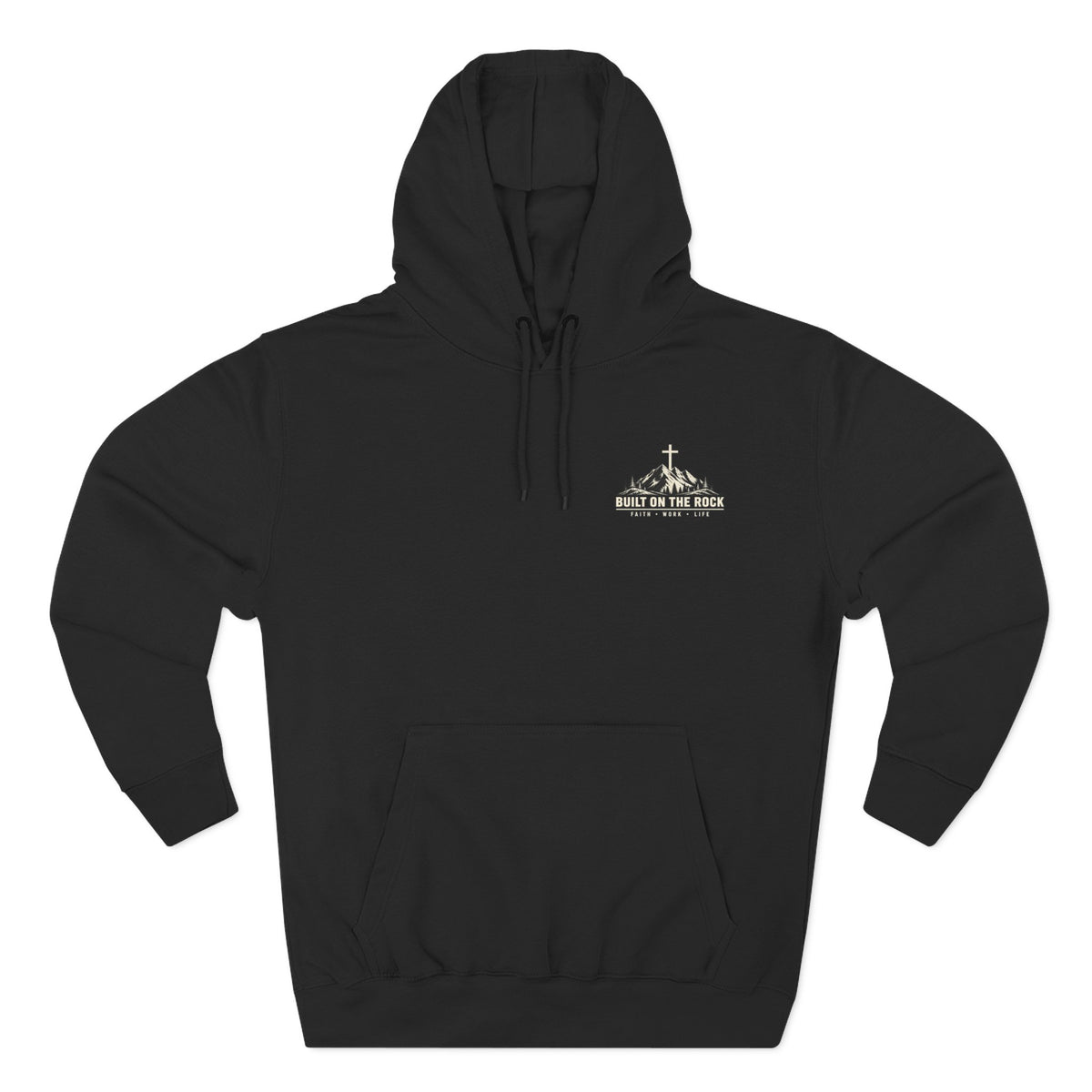 Built on the Rock Hoodie — Matthew 7:24–25