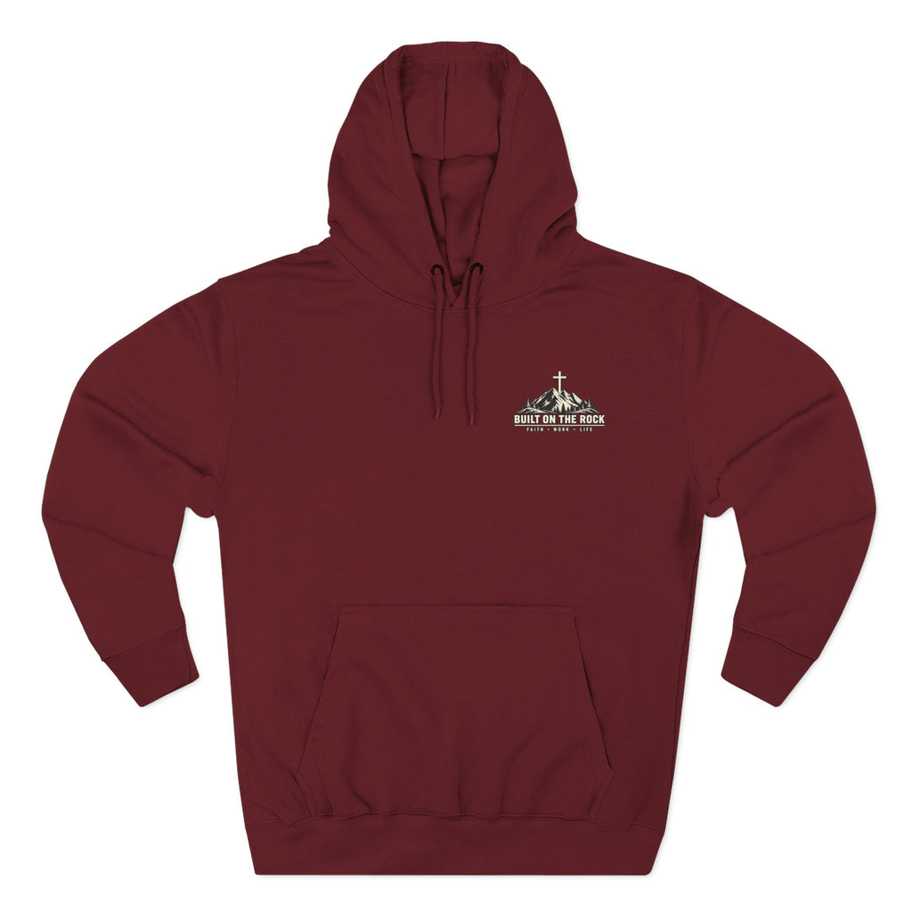 Built on the Rock Hoodie — Matthew 7:24–25